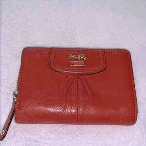 Coach zip around wallet